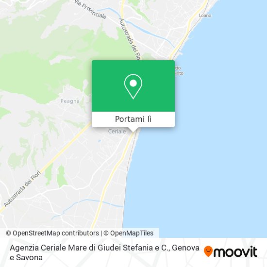 Mappa Agenzia Ceriale Mare di Giudei Stefania e C.