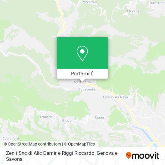 Mappa Zenit Snc di Alic Damir e Riggi Riccardo