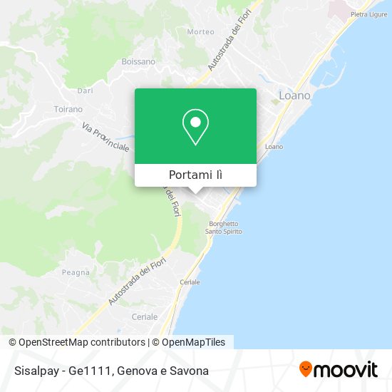 Mappa Sisalpay - Ge1111