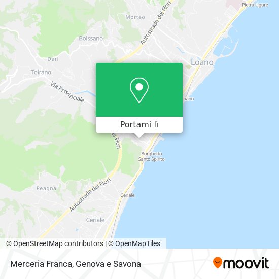 Mappa Merceria Franca