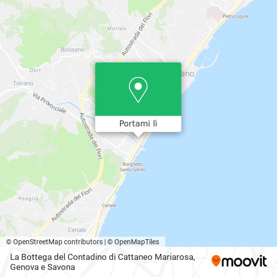 Mappa La Bottega del Contadino di Cattaneo Mariarosa