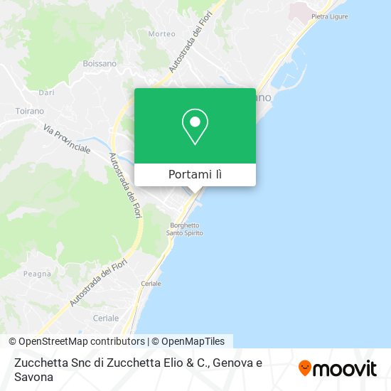 Mappa Zucchetta Snc di Zucchetta Elio & C.