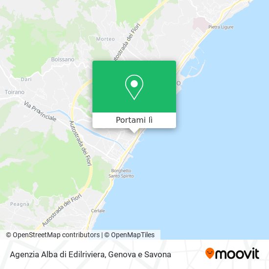 Mappa Agenzia Alba di Edilriviera