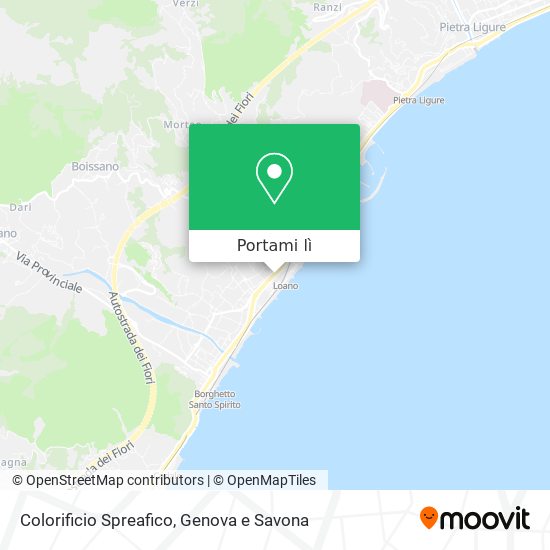 Mappa Colorificio Spreafico