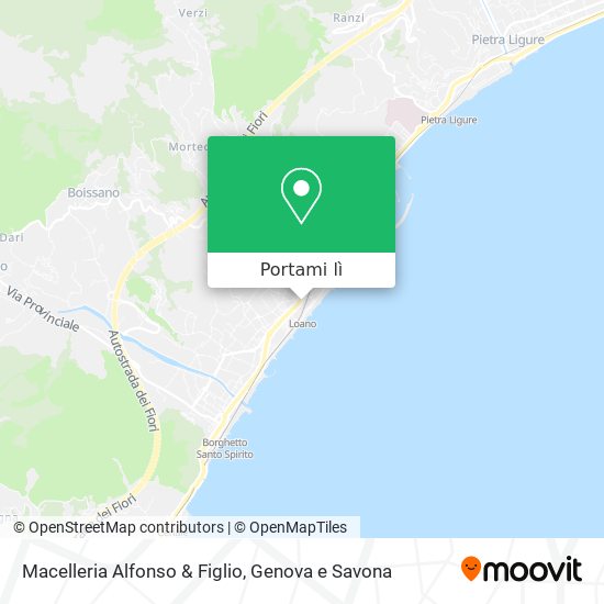 Mappa Macelleria Alfonso & Figlio