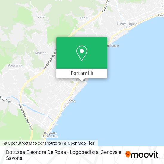 Mappa Dott.ssa Eleonora De Rosa - Logopedista