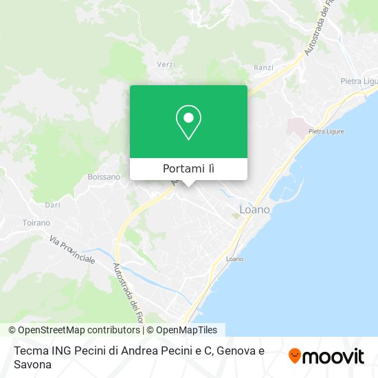 Mappa Tecma ING Pecini di Andrea Pecini e C