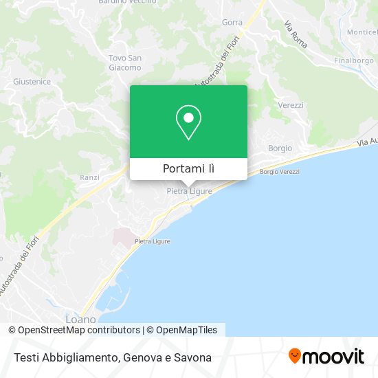 Mappa Testi Abbigliamento