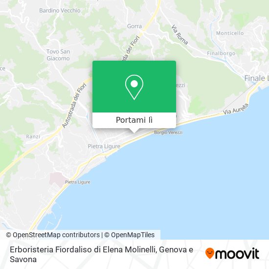 Mappa Erboristeria Fiordaliso di Elena Molinelli