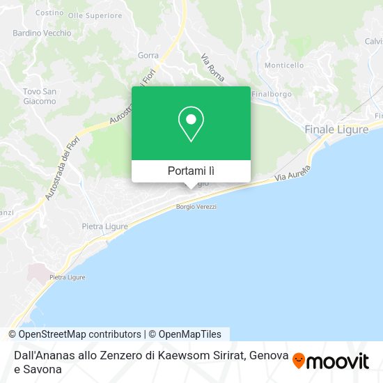 Mappa Dall'Ananas allo Zenzero di Kaewsom Sirirat