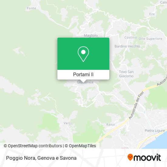 Mappa Poggio Nora