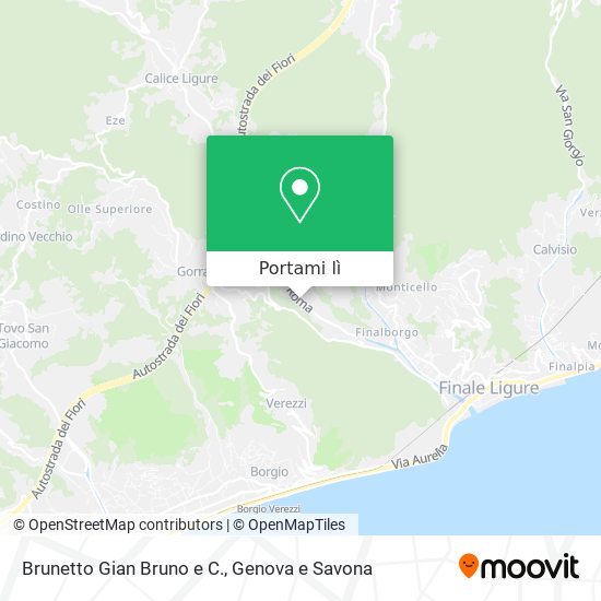 Mappa Brunetto Gian Bruno e C.