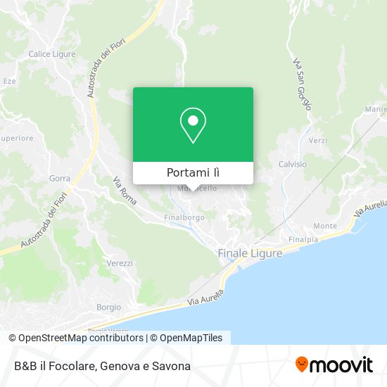 Mappa B&B il Focolare