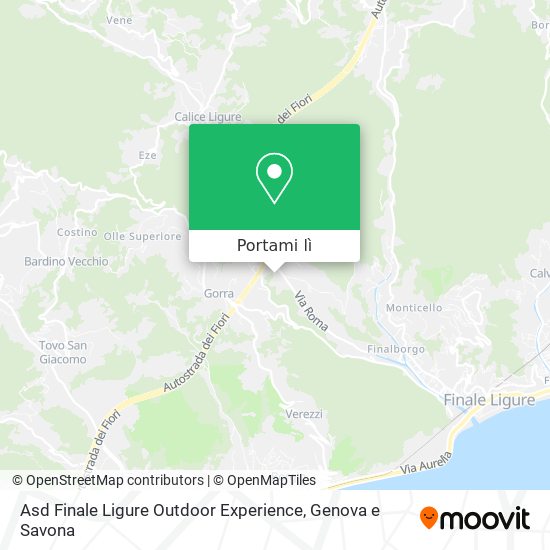 Mappa Asd Finale Ligure Outdoor Experience