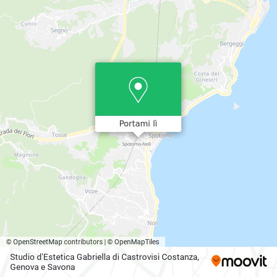 Mappa Studio d'Estetica Gabriella di Castrovisi Costanza