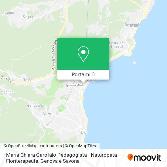 Mappa Maria Chiara Garofalo Pedagogista - Naturopata - Floriterapeuta