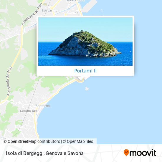 Mappa Isola di Bergeggi