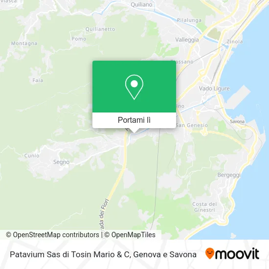 Mappa Patavium Sas di Tosin Mario & C