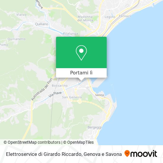 Mappa Elettroservice di Girardo Riccardo
