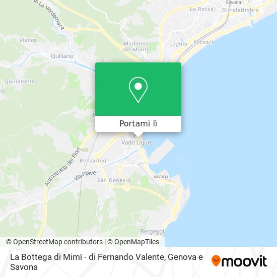 Mappa La Bottega di Mimì - di Fernando Valente