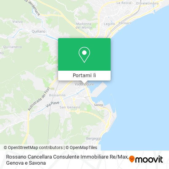 Mappa Rossano Cancellara Consulente Immobiliare Re / Max