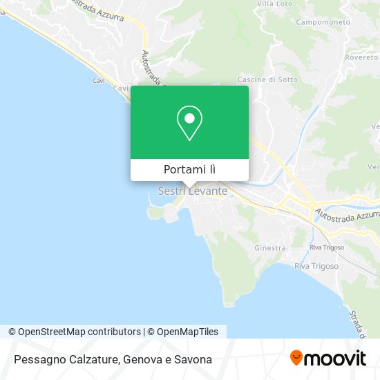 Mappa Pessagno Calzature