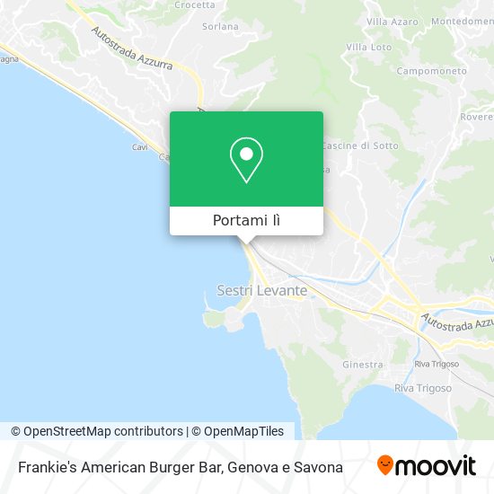 Mappa Frankie's American Burger Bar
