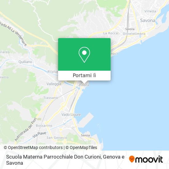 Mappa Scuola Materna Parrocchiale Don Curioni
