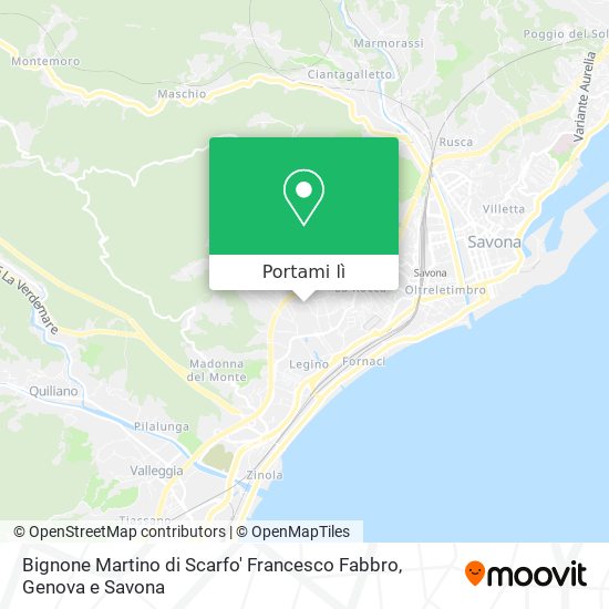 Mappa Bignone Martino di Scarfo' Francesco Fabbro
