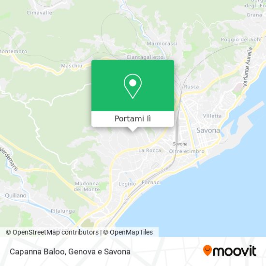 Mappa Capanna Baloo