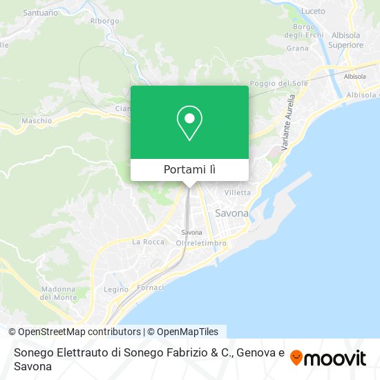 Mappa Sonego Elettrauto di Sonego Fabrizio & C.