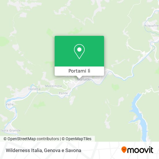 Mappa Wilderness Italia