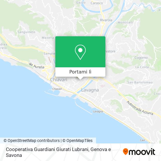 Mappa Cooperativa Guardiani Giurati Lubrani