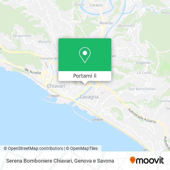 Mappa Serena Bomboniere Chiavari