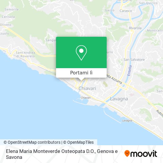 Mappa Elena Maria Monteverde Osteopata D.O.