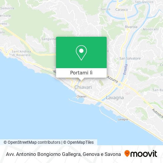 Mappa Avv. Antonino Bongiorno Gallegra