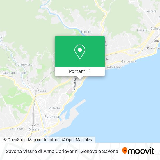 Mappa Savona Visure di Anna Carlevarini