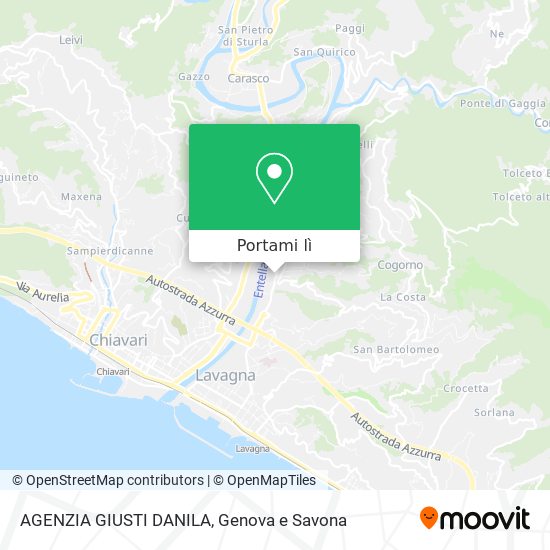 Mappa AGENZIA GIUSTI DANILA