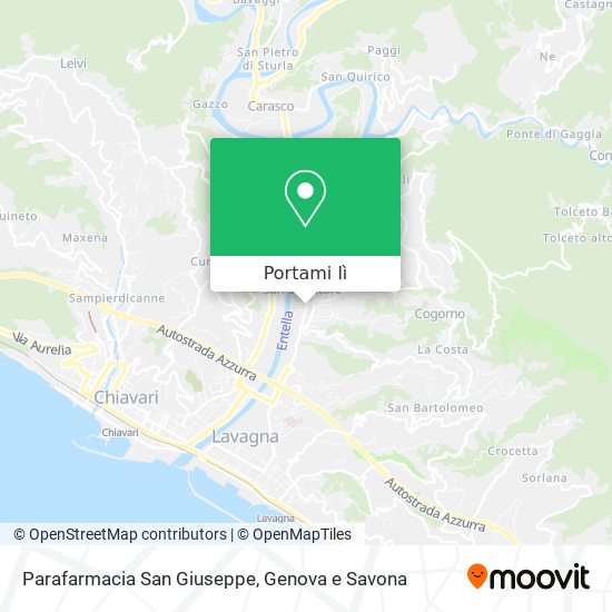 Mappa Parafarmacia San Giuseppe