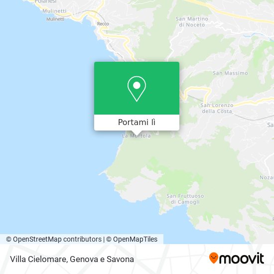 Mappa Villa Cielomare