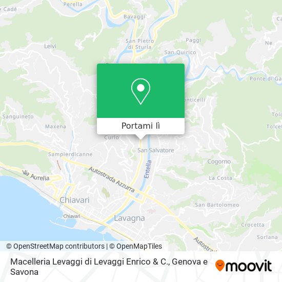 Mappa Macelleria Levaggi di Levaggi Enrico & C.