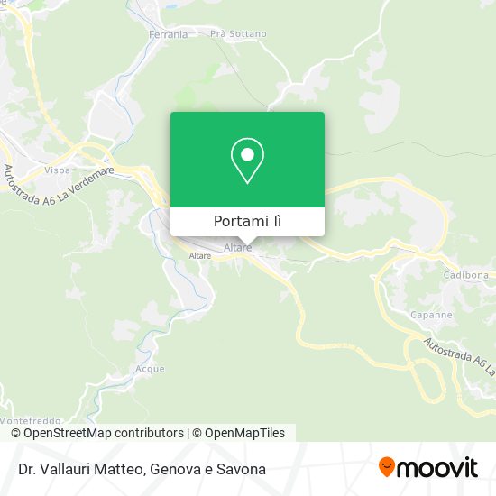 Mappa Dr. Vallauri Matteo