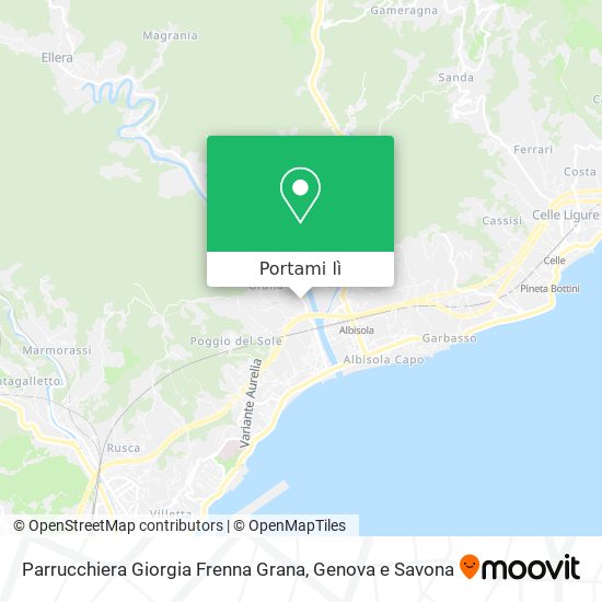 Mappa Parrucchiera Giorgia Frenna Grana
