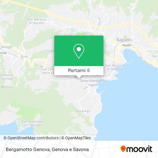 Mappa Bergamotto Genova