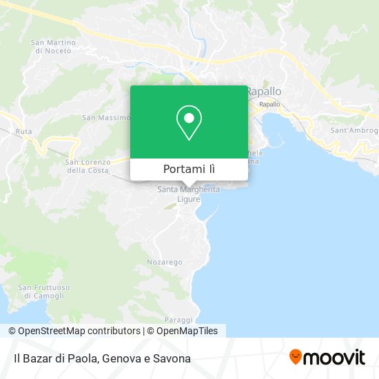 Mappa Il Bazar di Paola