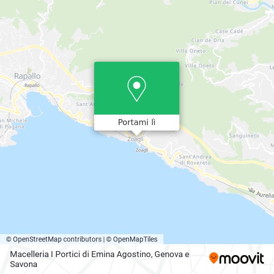 Mappa Macelleria I Portici di Emina Agostino