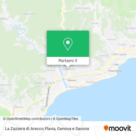 Mappa La Zazzera di Arecco Flavia