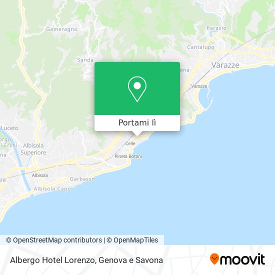 Mappa Albergo Hotel Lorenzo