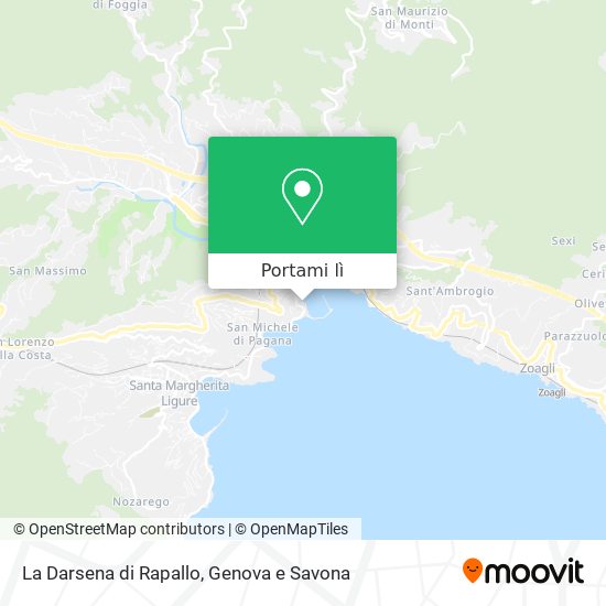 Mappa La Darsena di Rapallo