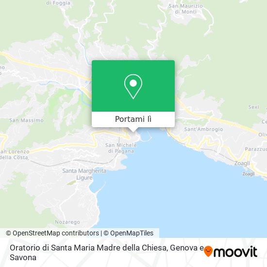 Mappa Oratorio di Santa Maria Madre della Chiesa